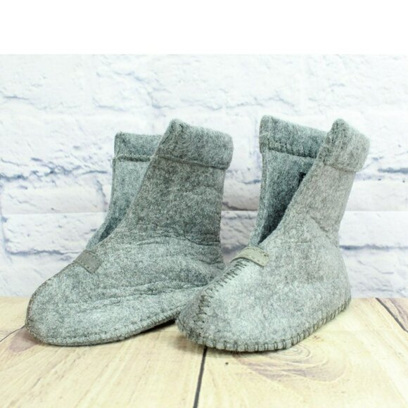 LL Bean Gray Wool Warm Replacement Boot Liner Inserts Size 6 - Picture 2 of 9